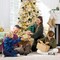 Best Choice Products Pre-Lit Flocked Full Aspen Noble Fir Christmas Tree w/ 2-in-1 Twinkling Micro LED Lights